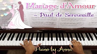 Mariage dAmour  Paul de Senneville  Originally performed by Richard Clayderman [upl. by Atikam]