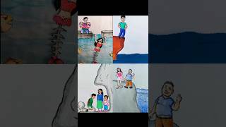 4 Emotional video shorts youtubeshorts art drawing sojibdrawingbook [upl. by Rednasyl]