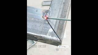 Square Pipe Perfectly How To Easy Welding Trick 020 msfabricationwork mswelding welder work [upl. by Airegin]