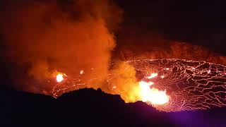 Halemaumau Crater Kilauea Volcano Big Island Hawaii September 29th [upl. by Culley914]