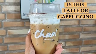 HOW TO MAKE ICED LATTE VS ICED CAPPUCCINO RECIPES amp PRESENTATION [upl. by Jaban]