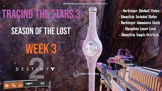 Destiny 2  Tracing the Stars 3 Guide  Season of the Lost [upl. by Raul]