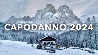 CAPODANNO 2024 ai piedi del PELMO  Invernale del Rifugio Venezia  Rifugio Aquileia  Dolomiti 4K [upl. by Moya368]