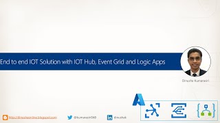 End to end IoT Solution with Azure IoT Hub Event Grid and Logic Apps [upl. by Kcirdnekal120]