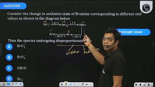 Consider the change in oxidation state of Bromine corresponding to different emf values as shown [upl. by Lupiv796]