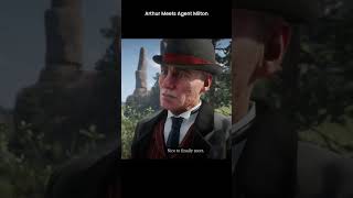 Arthur Morgan Meets Agent Milton  RDR2 rdr2 reddeadredmption2 arthurmorgan shorts [upl. by Landrum]