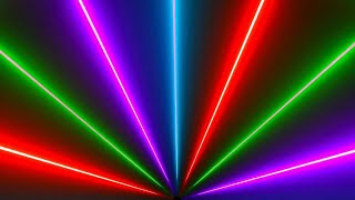 Strobe Light Video😱Colorful Dance Neon Lines Disco Party Effect on Screen TV [upl. by Alleciram]