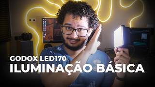 USE PELO MENOS UMA LUZ REVIEW GODOX LED170 [upl. by Ardiedal]