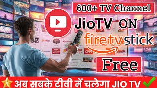 Install Jio TV App on Android TV  Firestick  smart tv  FREE All TV Channel  Hindi 2024 [upl. by Gonagle]