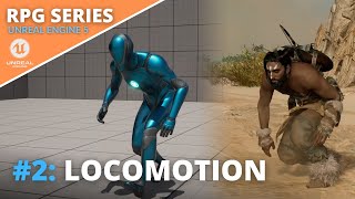 Unreal Engine 5 RPG Tutorial Series  2 Locomotion  Blendspace Crouching and Procedural Leaning [upl. by Trever264]