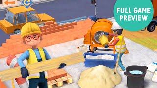 Litte Builders App for Kids 🚧 Adventures on the construction site with a crane digger and more [upl. by Asela]