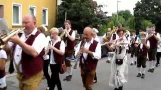 Standkonzert am Marktplatz anschl Festzug zum Festzelt Allersberg [upl. by Morgun]