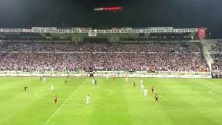 Amazing Besiktas fans at Inonu stadium in Istanbul HD [upl. by Nahtad]