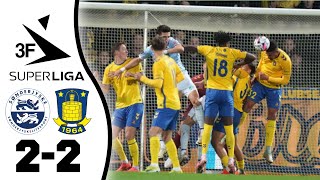 Sønderjyske vs Brøndby 22 Highlights 3F Superliga [upl. by Inafit]