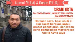 Testimoni Alumni FAkultas Hukum Unika Atma Jaya [upl. by Elak52]