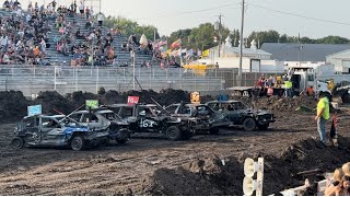 Owatonna Mn demo derby mega stock 80s and newer full size 2024 [upl. by Tterrag947]