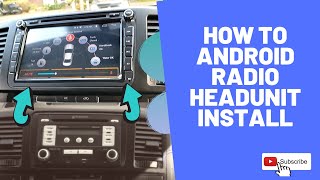 VW T5 ANDROID RADIO INSTALLATION UPGRADE VAN CONVERSION vanlife chinaradio hizpo androidradio [upl. by Anialeh]