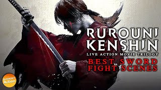 RUROUNI KENSHIN Live Action Movie Trilogy  BEST SWORD FIGHT SCENES [upl. by Lipinski]