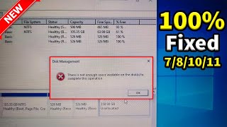 There Is Not Enough Space Available On The Disk To Complete This Operation Windows 10 [upl. by Avilo246]