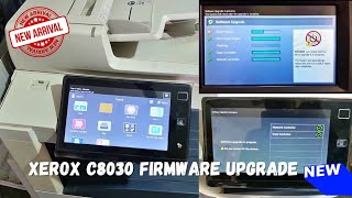 How to upgrade firmware in xerox 7845783075307545c8030c8045c8070 from USB flash drive [upl. by Lilli]