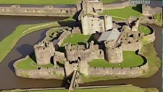 Castle Caernarfon Conwy Harlech and Caerphilly [upl. by Bensky]