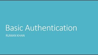 Basic Authentication  MuleSoft API Manager [upl. by Rosemari]