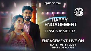 LIVE  LINSHA amp METHA  ENGAGEMENT CEREMONY  06112024  600 PM [upl. by Fechter]