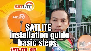 satlite installation guide basic steps [upl. by Lymann]