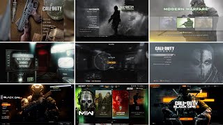 Main Menu Evolution in Call of Duty Games Black Ops 6 Included [upl. by Eelatan]