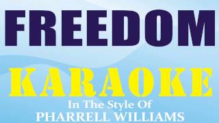 Freedom  Pharrell Williams  KARAOKE  INSTRUMENTAL   Lyrics [upl. by Asilet16]