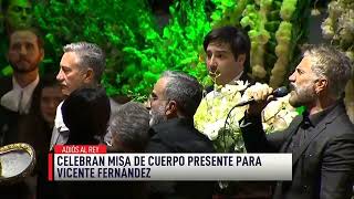 Volver volver Alejandro Fernández le canta a su padre  Viva Vicente Para Siempre [upl. by Suolevram]