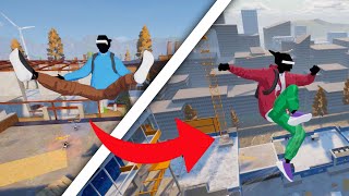 Satisfying Parkour StuntsRagdoll amp Fails  Rooftops amp Alleys The Parkour Game [upl. by Pisarik]