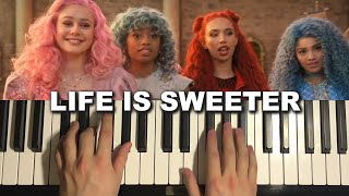 How To Play  Descendants  Life Is Sweeter Piano Tutorial Lesson [upl. by Noneek]