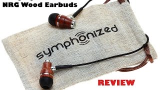 Symphonized NRG Premium Genuine Wood Inear Noiseisolating Headphones with Microphone Review [upl. by Litch]