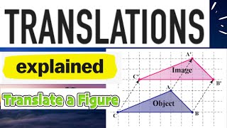 Math Grade 9 I Transformational Geometry Translation  EXPLAINED [upl. by Christoph]