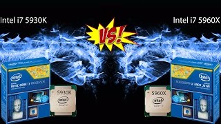 Intel i7 5930K VS 5960X 45GHZ Performance [upl. by Aidaas166]