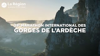 Marathon International des Gorges de lArdèche 2023 le clip recap [upl. by Lenahtan]