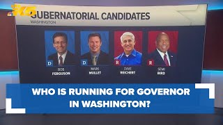 Heres a look at the notable candidates running to be Washingtons next governor [upl. by Onifled864]