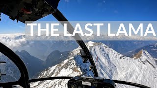 Exciting Flight In The Last SA315B Lama In Switzerland  FPV Cockpit View [upl. by Htrap]