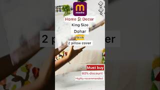 Dohar with pillow cover homedecor ytshorts shorts [upl. by Eryt]