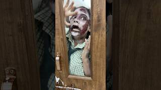 Zombie Ka Kiya Makeup🧟‍♀️🧟 sanjhalikavlog haunted horror minivlog zombie bhootiya [upl. by Taggart]