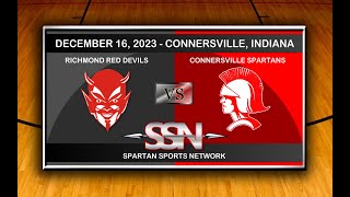 CHS Spartan Basketball vs Richmond  December 16 2023 [upl. by Imehon]