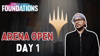 Chasing 2000 in the MTG Arena Open Day 1  Foundations Sealed  MTGA [upl. by Anaoy960]