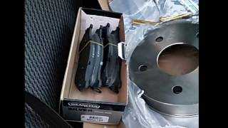 Dodge Ram 1500 brake pad and rotor replacement [upl. by Tullius]