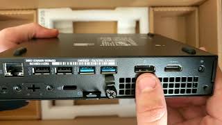 DELL OPTIPLEX 3050 MICRO DESKTOP UNBOXING SETUP amp REVIEW [upl. by Atilrep59]