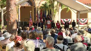 Bay Pines VA 2024 Veterans Day Ceremony [upl. by Nnayd182]