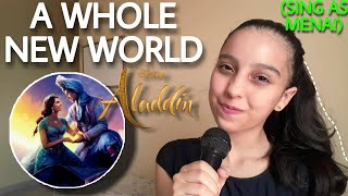 A Whole New World Naomi Parts Only  Karaoke  Aladdin [upl. by Shanta48]