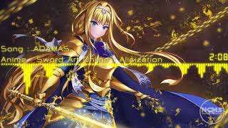 Nightcore  LiSA ADAMAS  Sword Art Online  Alicization OP cover by MindaRyn [upl. by Hollander67]