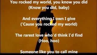 Michael Jackson  You Rock My World  With Lyrics [upl. by Sid354]