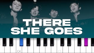 The Las Sixpence None The Richer  There She Goes piano tutorial [upl. by Elauqsap778]